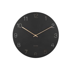 Karlsson wandklok Charm – zwart – Ø40cm Karlsson wandklok Charm – zwart – Ø40cm
