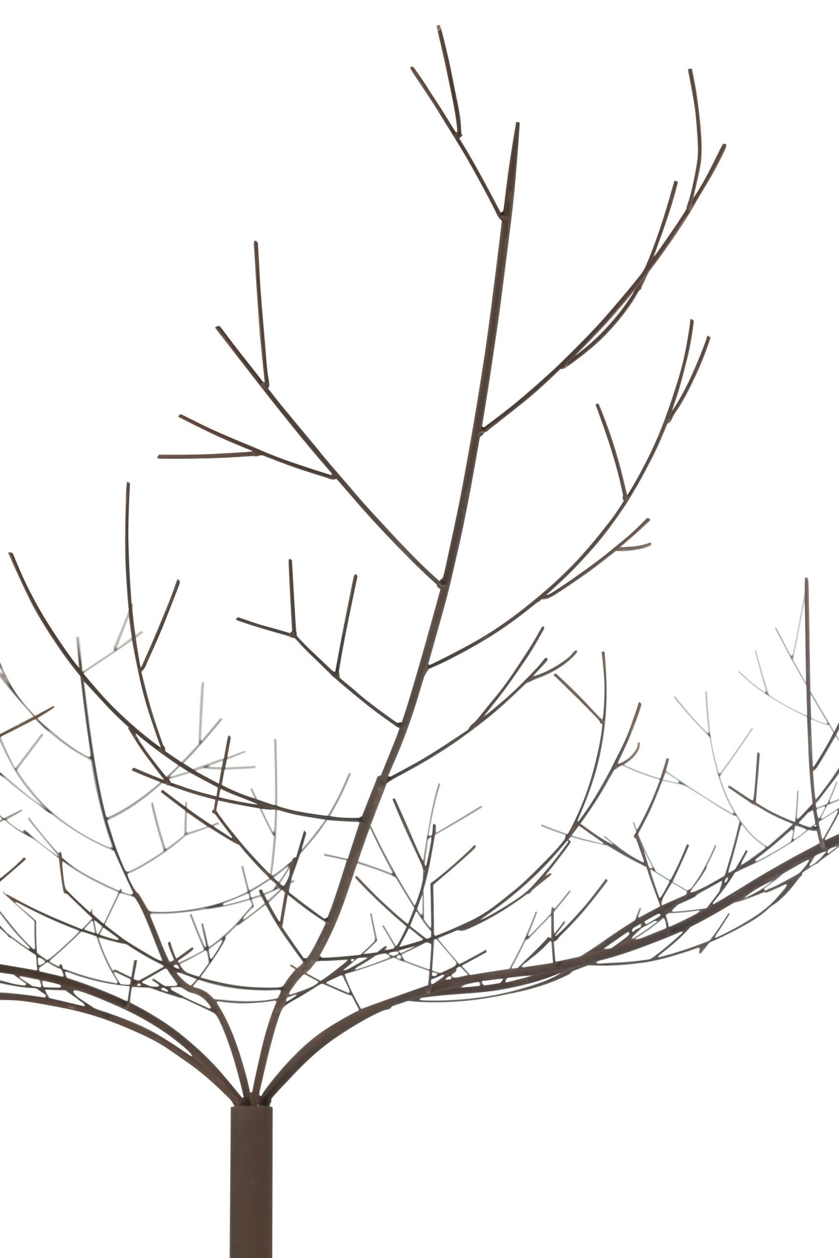 J-Line decoratie Boom - metaal - bruin - large