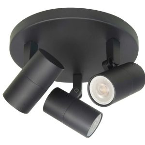 Highlight spot Picollo – 3 lichts – 17 x 11 cm – zwart