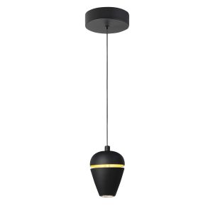 Highlight hanglamp Kobe – 1 lichts – 12 x 135 cm – zwart Highlight hanglamp Kobe – 1 lichts – 12 x 135 cm – zwart