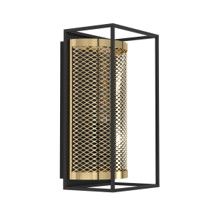 EGLO wandlamp Nohales – e27 – 32 cm – zwart/goud – staal EGLO wandlamp Nohales – e27 – 32 cm – zwart/goud – staal