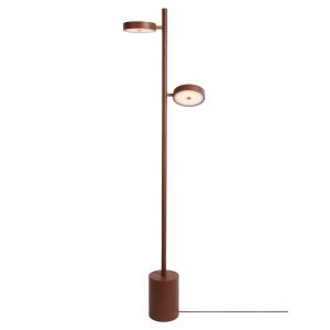 GOOD&MOJO vloerlamp Okinawa – bruin – Ø40cm GOOD&MOJO vloerlamp Okinawa – bruin – Ø40cm