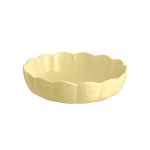 Emile Henry Madeleine Schaal rond gegolfd – Ø270mm – H 65mm – Vanille Emile Henry Madeleine Schaal rond gegolfd – Ø270mm – H 65mm – Vanille