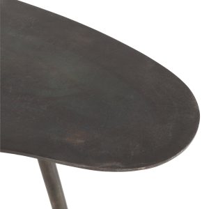 J-Line salontafel Druppel – aluminium/ijzer – zwart – small J-Line salontafel Druppel – aluminium/ijzer – zwart – small