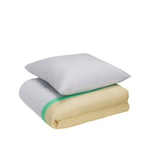 Hübsch beddengoed Block – katoen – 60×63, 140x200cm Hübsch beddengoed Block – katoen – 60×63, 140x200cm