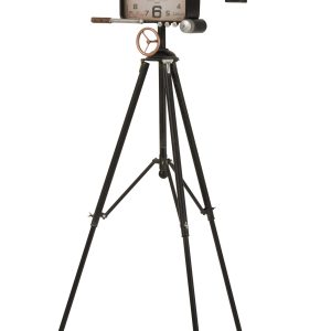J-Line klok Camera Op Statief – metaal – zwart – 75 cm J-Line klok Camera Op Statief – metaal – zwart – 75 cm