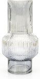 FurniLux Riba 3 vaas - Grey -18x18x35 cm
