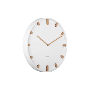 Karlsson wandklok Grace – wit – Ø40cm