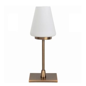 Highlight tafellamp Oscar – 1 lichts – 10 x 27 cm – brons