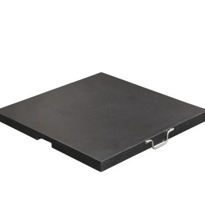 Hawaii granieten parasolvoet – 80 kg – zwart gepolijst
