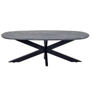 Giga Meubel Salontafel Richy – Zwart Marmer – 120x70x38cm