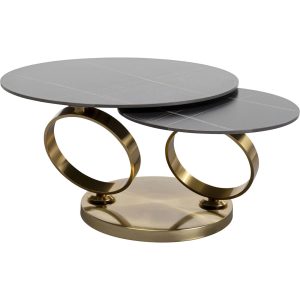Kare Design Salontafel Beverly goud Kare Design Salontafel Beverly goud