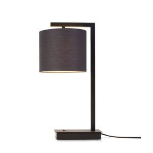 it's about RoMi tafellamp Boston – zwart – 18x18x44cm