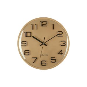 Karlsson wandklok 3D Numbers – goud – Ø30cm Karlsson wandklok 3D Numbers – goud – Ø30cm