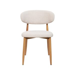 Giga Meubel Eetkamerstoel Alexia – Beige/Naturel – Set van 2 Giga Meubel Eetkamerstoel Alexia – Beige/Naturel – Set van 2