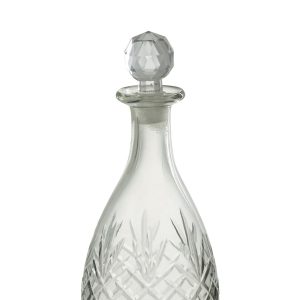 J-Line decoratie Fles Faune – glas – transparant – small