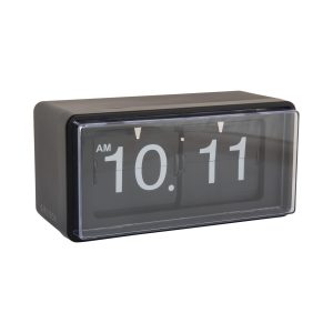 Karlsson wandklok Retro Boxed Flip – zwart – 20x10x10cm
