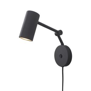 it's about RoMi wandlamp Montreux – zwart – Ø6cm
