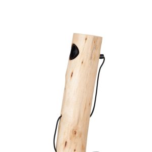 J-Line tafellamp Silas Berangan – hout – naturel