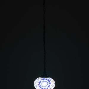 J-Line hanglamp Mozaiek – glas/metaal – blauw – small J-Line hanglamp Mozaiek – glas/metaal – blauw – small