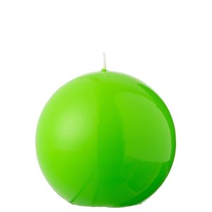 J-Line kaars Bol – fluo groen – 30U J-Line kaars Bol – fluo groen – 30U