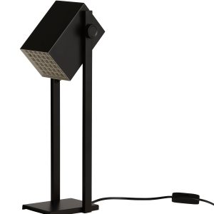 Frandsen tafellamp BF Quadro – zwart – 14x11x45cm