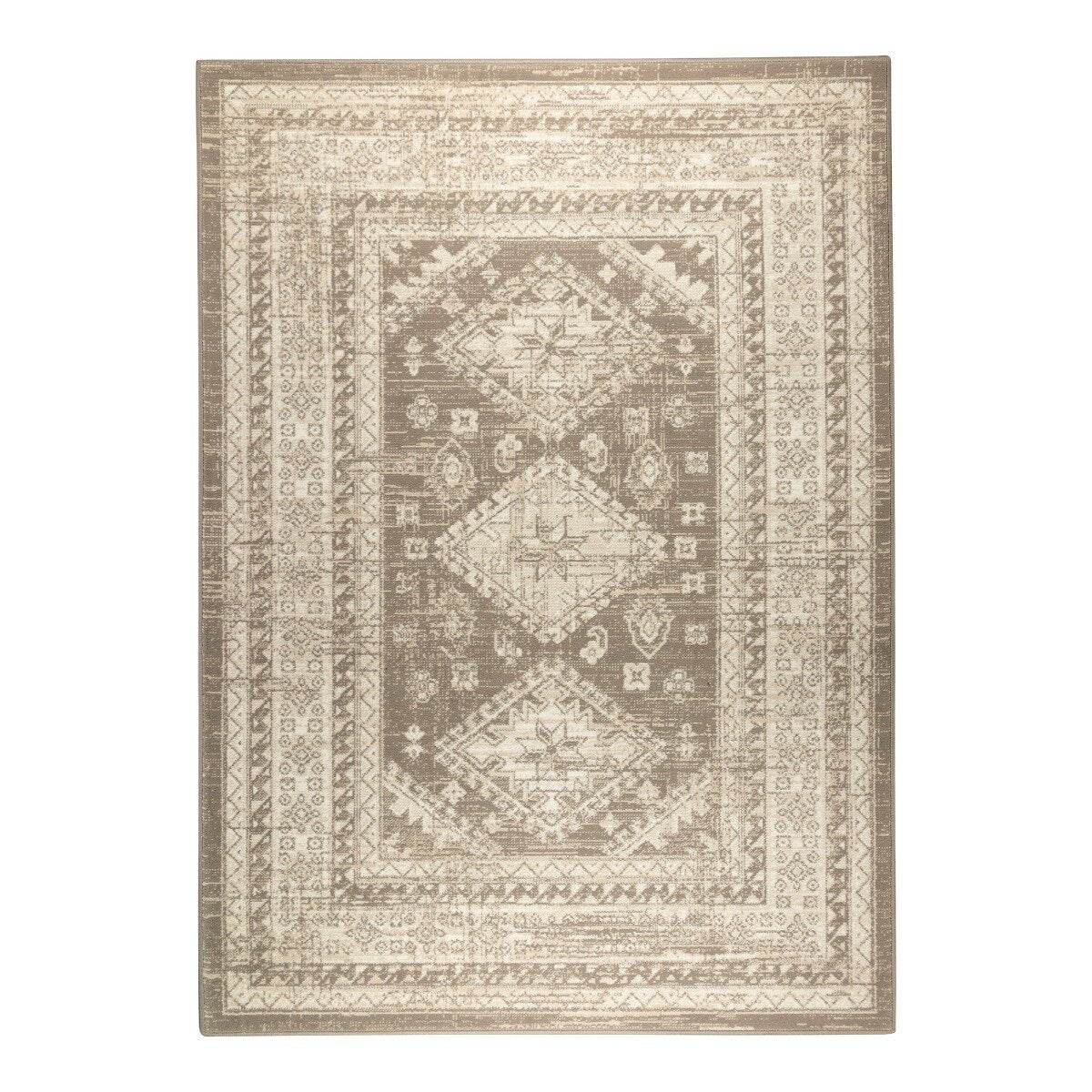 Interieur05 vintate vloerkleed Aila - taupe - 160 x 230 cm