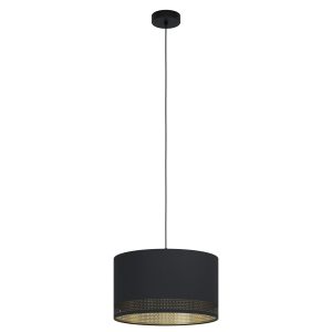 EGLO hanglamp Esteperra – e27 – ø 38 cm – zwart EGLO hanglamp Esteperra – e27 – ø 38 cm – zwart