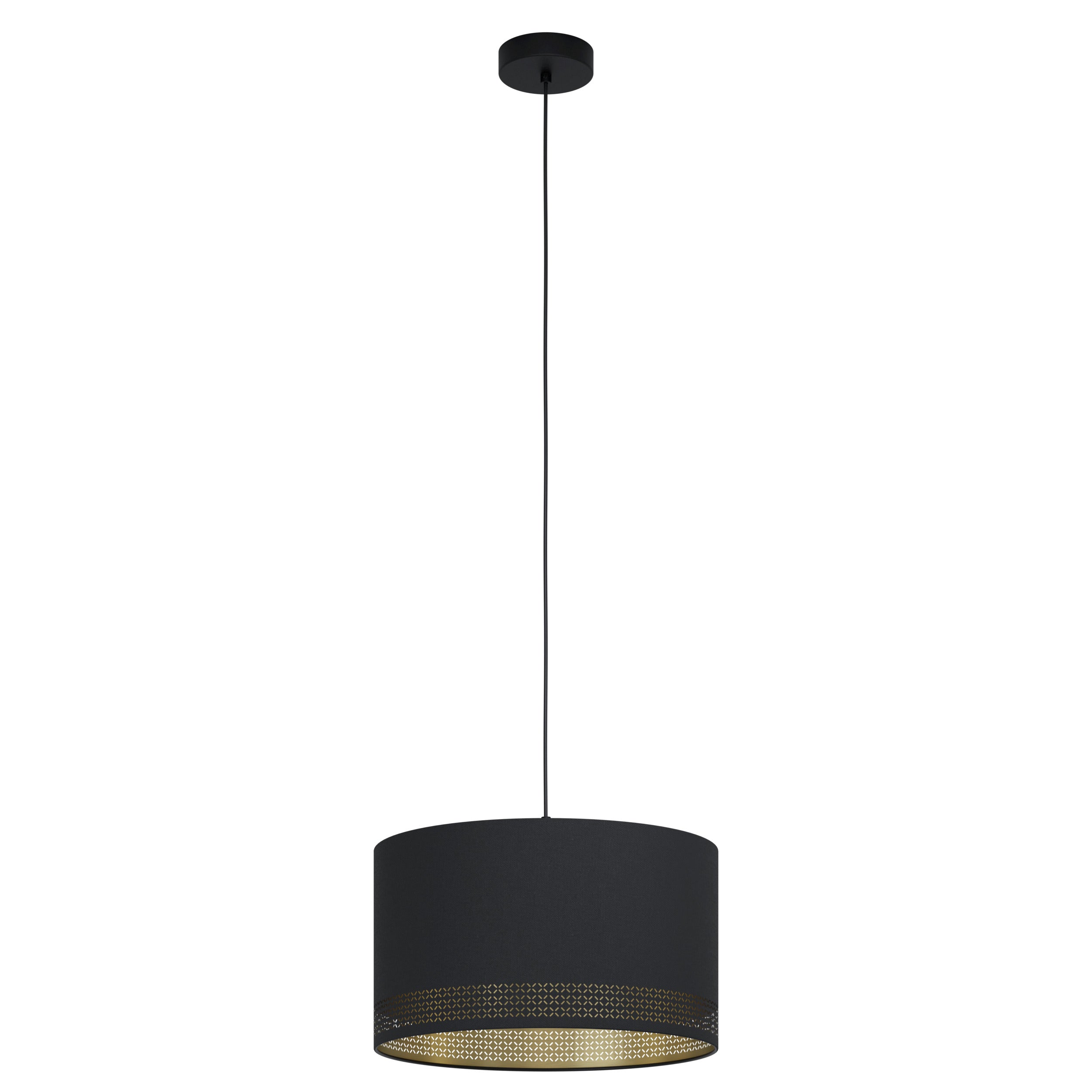 EGLO hanglamp Esteperra - e27 - ø 38 cm - zwart