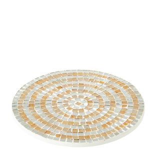 J-Line plateau Mozaiek – glas – zilver/goud – medium J-Line plateau Mozaiek – glas – zilver/goud – medium