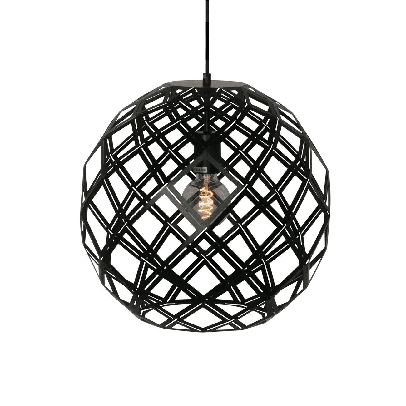 Freelight hanglamp Emma - 1 lichts - 30 x 165 cm - zwart