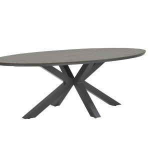 Garden Impressions Edison tuintafel – ovaal – 220 cm – grey teak Viron