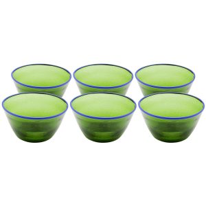 Kare Design Kommen Bubbles groen (6/set)