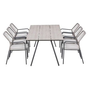 Garden Impressions Tuinset Ross 7-delig – Braga tuintafel 220×100 cm Garden Impressions Tuinset Ross 7-delig – Braga tuintafel 220×100 cm