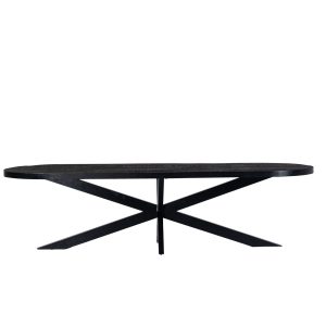 Giga Meubel Eettafel Barn – Zwart Mangohout Metaal – 300x100x78cm Giga Meubel Eettafel Barn – Zwart Mangohout Metaal – 300x100x78cm