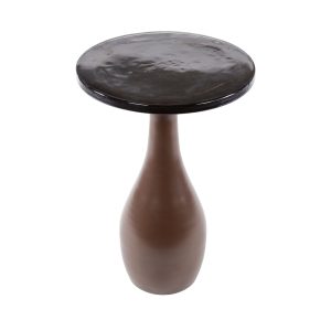 Giga Meubel Bijzettafel Eclipse – Koper Metaal/Glas – 40x40x60cm Giga Meubel Bijzettafel Eclipse – Koper Metaal/Glas – 40x40x60cm