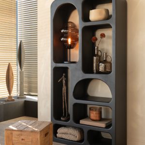 J-Line decoratie op voet Luke – dennenhout – bruin – small J-Line decoratie op voet Luke – dennenhout – bruin – small