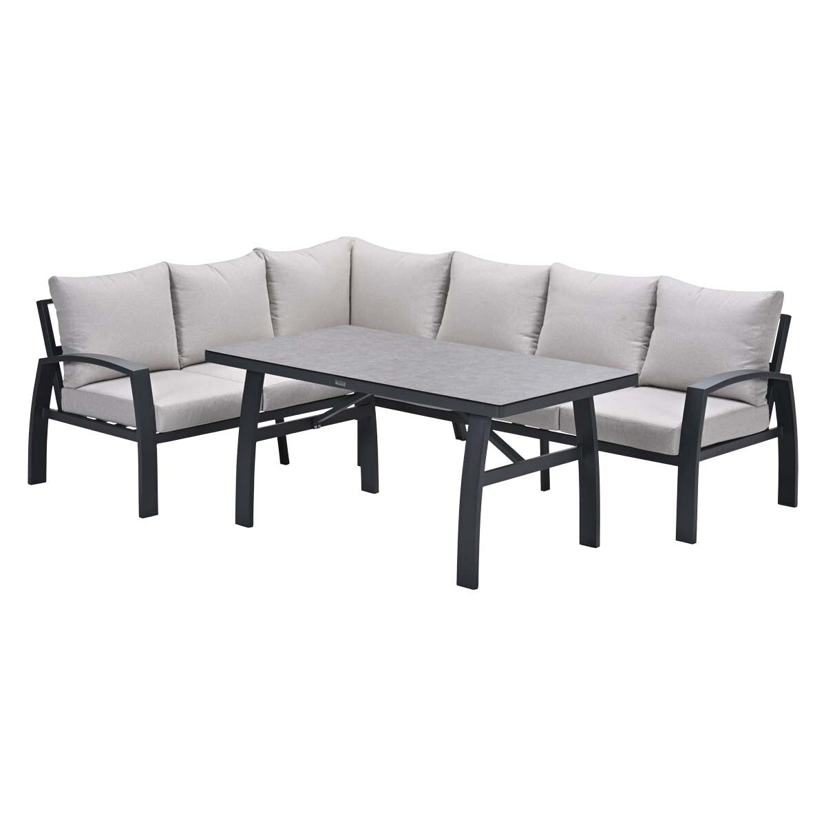 Garden Impressions lounge dining set Cameron desert sand - 3-delig - l
