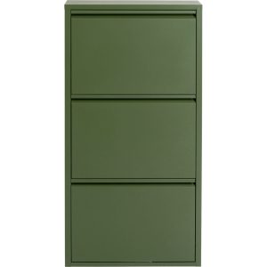 Kare Design Schoenenkast Caruso olijf 3 laden Kare Design Schoenenkast Caruso olijf 3 laden