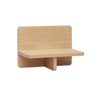 Hübsch wandplank Less – mdf/okoumé fineer – 35x22xh25cm