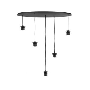 Highlight plafondplaat – 5 lichts – 100 x 130 cm – zwart Highlight plafondplaat – 5 lichts – 100 x 130 cm – zwart