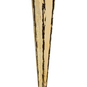 J-Line glas champagne Oneffen – glas – goud – 4 stuks J-Line glas champagne Oneffen – glas – goud – 4 stuks