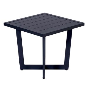 Ivy bijzettafel – 47,5×47,5xH42 cm – carbon black