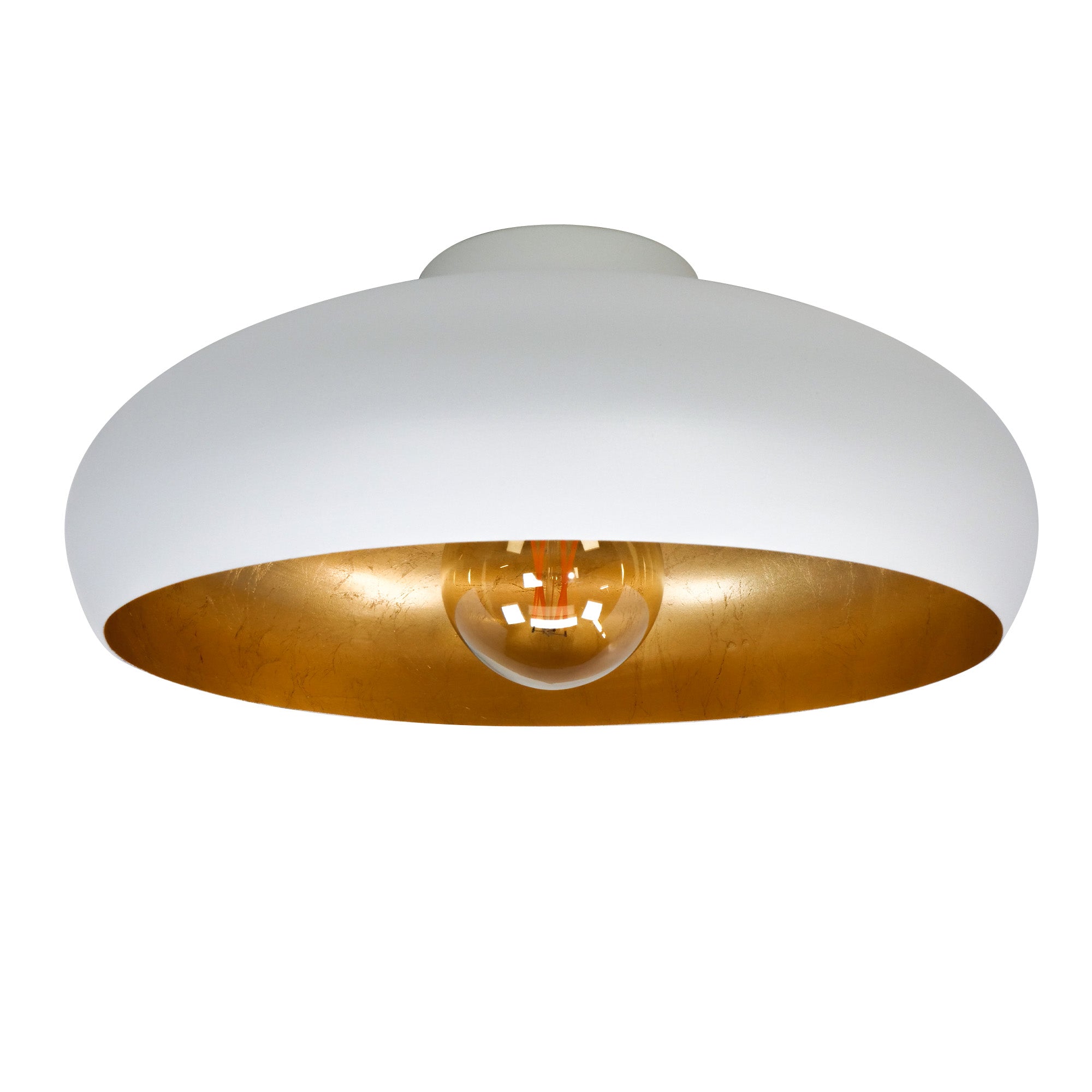 EGLO plafondlamp Mogano - e27 - ø 40 cm - wit/goud