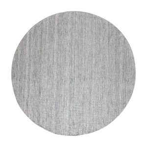 Interieur05 Vloerkleed Gerecycled Materiaal Rond Ciro Grijs op=op