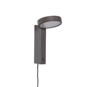 Hübsch wandlamp Crea – ijzer/polycarbonaat – 20x12xh20cm, integreret