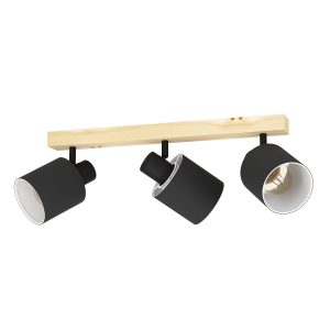 EGLO spot Batallas – e27 – 48 cm – bruin/zwart/wit EGLO spot Batallas – e27 – 48 cm – bruin/zwart/wit