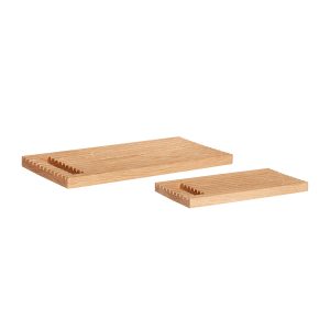 Hübsch snijplanken Alley – eikenhout – 30x16xh2, 40x20xh2cm Hübsch snijplanken Alley – eikenhout – 30x16xh2, 40x20xh2cm