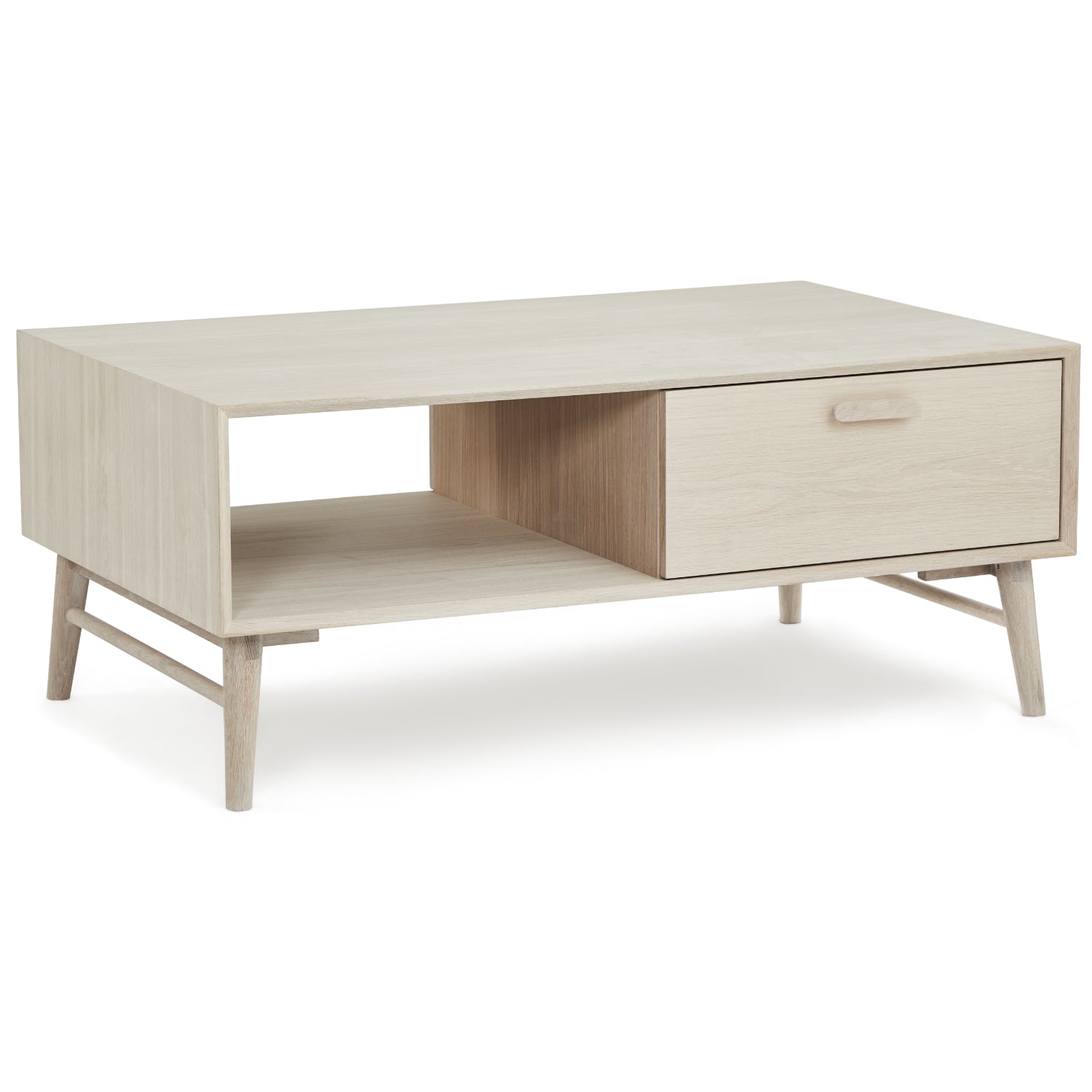 Furnhouse salontafel Porto - Witte olie - 75x120x50