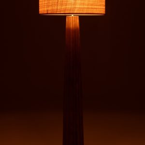 J-Line vloerlamp Paraplu Ailanthus – hout – naturel